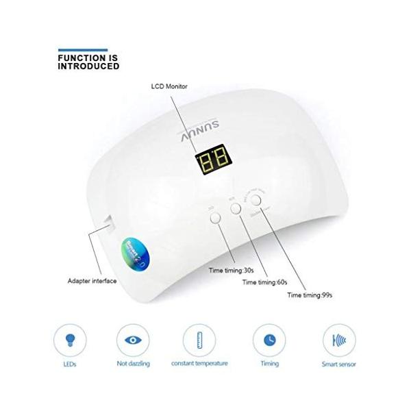 ネイルドライヤー 40分の30秒タイマーとスマートセンサーとゲルネイルドライヤーのための48w Led Uvネイルランプ 格安