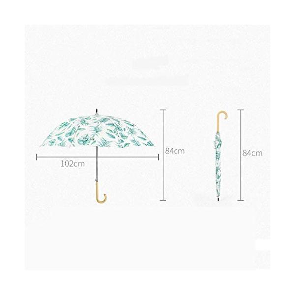 女の子傘8骨傘スタンド木製カーブハンドルストレートロッドクリエイティブ小さな新鮮な防風傘 色 B 誕生日プレゼント