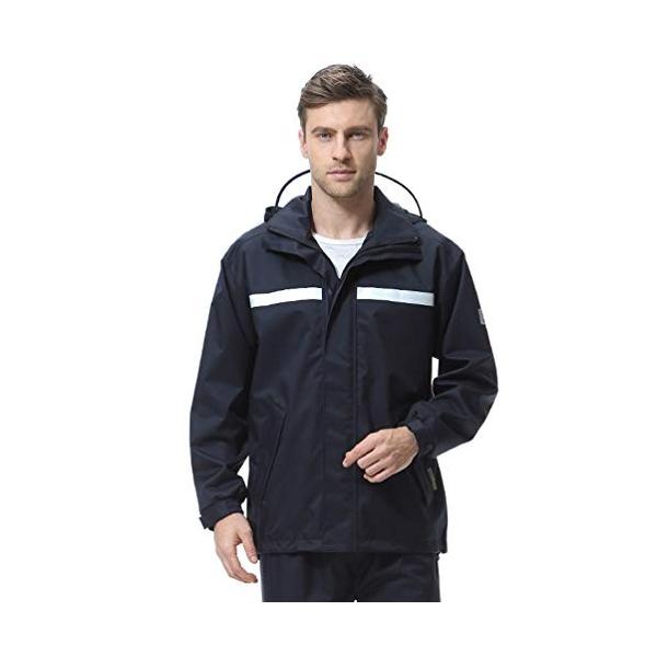 保証 レインスーツ 上下セット メンズ レインコート レインウェア上下