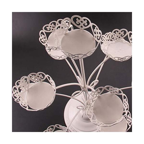 公式ストア 方朝日スポーツ用品店 カップケーキスタンドパーティーウェディング誕生日ケーキデザートディスプレイタワートレイ 11カップ