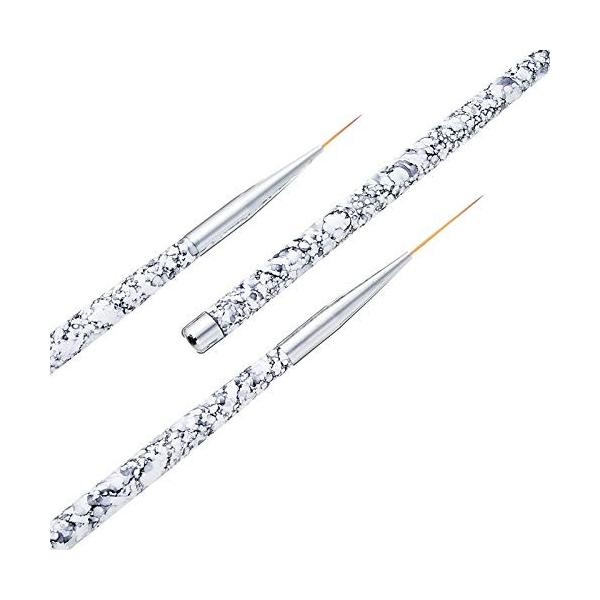 Gespout ネイルアート ネイルブラシ 極細 爪アート ライン シンプル ジェルネイル用 ネイル筆 ネイル用品道具 いよいよ人気ブランド ジェルネイルブラシ 絵の具