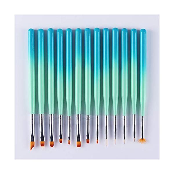 Gespout ネイルブラシ ネイルアート ネイルペン 爪 アート ネイル用品道具 バーゲンセール ネイル筆 ジェルネイルブラシ 多用途 絵の具 ジェル ネイル用