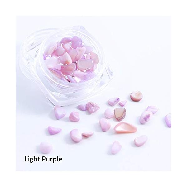 1ボックス カラフル 年間定番 貝殻 ネイル 石 パーツ レジン シェル風 ネイルアート 大理石風 Uvレジン ネイルパーツ ジェルネイル