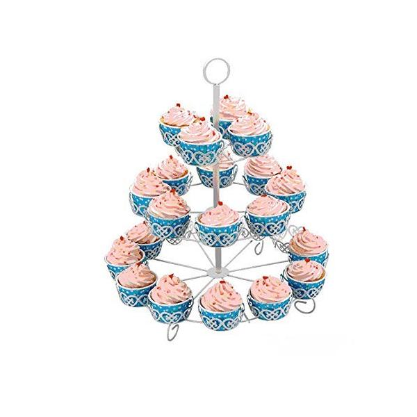 カップケーキスタンドウェディングパーティーケーキカップケーキツリータワーディスプレイスタンド2 超歓迎された Pc パック 色 パーティーフードサーバー