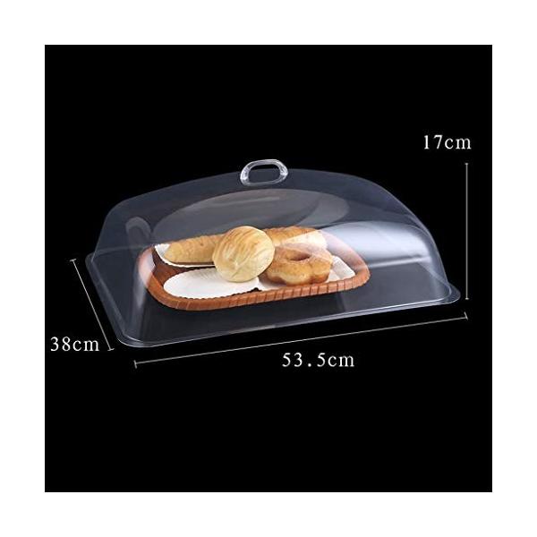 透明プラスチックドーム 長方形食品ダストカバーフルーツ保存カバーウェディングケーキカバーペストリードームキッチンフードカバー Size 注文後の変更キャンセル返品