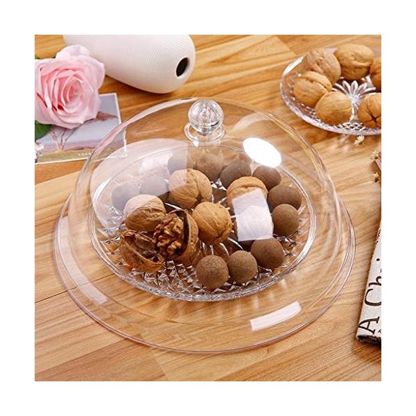新作販売 透明ドーム 長方形ダストカバープラスチック収納カバーケーキドーム野菜ドーム家庭用フードカバーカフェデザートカバー Size