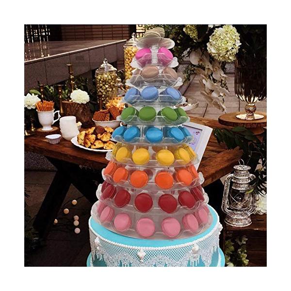 アクリル モアスタンド ケーキスタンド 結婚式 誕生日 ディスプレープレート お菓子やフルーツ 新色追加 カップケーキの盛り付け 10段 パーティー用