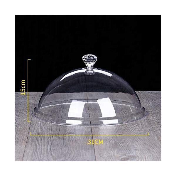 透明ケーキドーム キッチンダストカバー食品保存カバープラスチックドームペストリーパンドーム家族ドーム直径21 36センチ Size 結婚祝い
