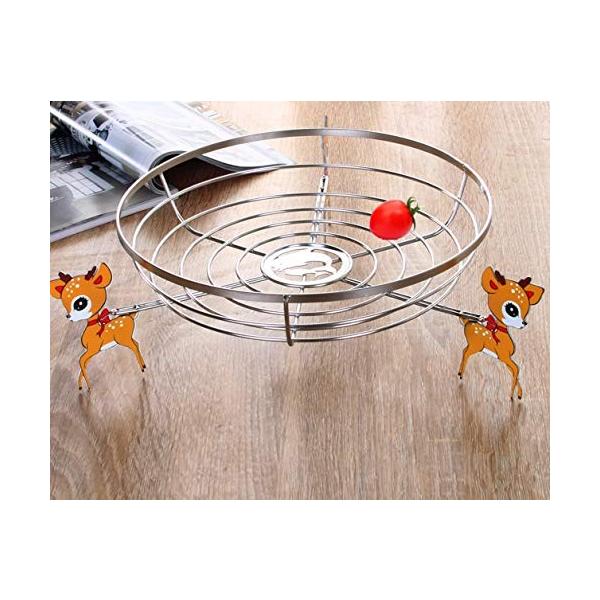 毎日がバーゲンセール 収納かごフルーツバスケットポータブルステンレス鋼金属ヨーロッパシンプルな装飾コーヒーテーブル装飾テーブル収納バスケット