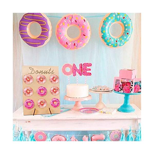 ドーナツスタンド ケーキスタンド デザートスタンド ベビーシャワー 4個 購買 2色入 デコレーション