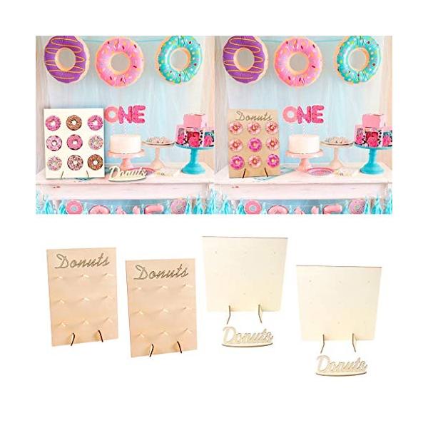 ドーナツスタンド ケーキスタンド デザートスタンド ベビーシャワー 4個 購買 2色入 デコレーション
