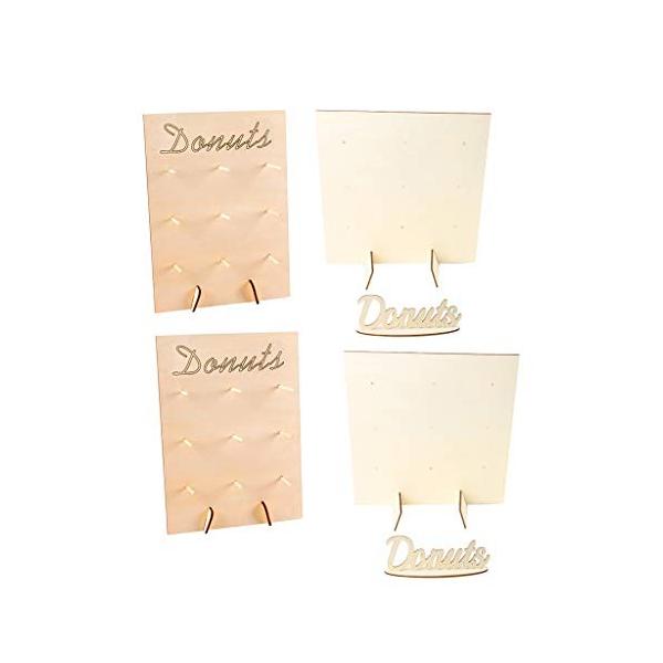 ドーナツスタンド ケーキスタンド デザートスタンド ベビーシャワー 4個 購買 2色入 デコレーション