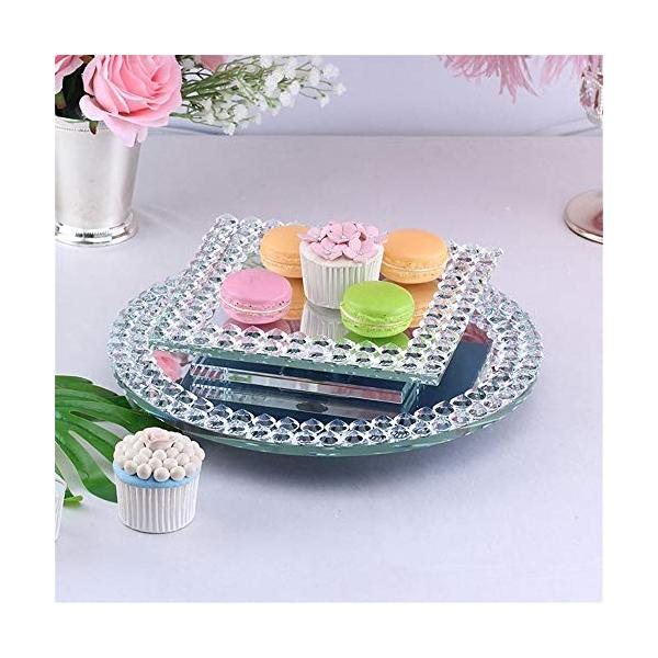 ケーキスタンド 送料0円 ガラスケーキスタンドウェディングパーティーホームデコレーションケーキディスプレイスタンドトレイ 結婚式 パーティー用 誕生日