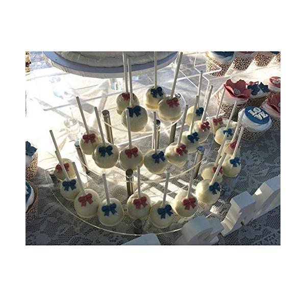 ケーキスタンド 3段 アクリル カップケーキ ペストリースタンド ディスプレイ用 取り外し可能 定価 パーティー用 結婚式 化粧品収納ラック 誕生日 透明