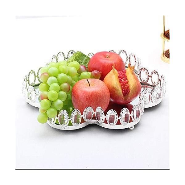 ケーキスタンド シルバーケーキスタンドアフタヌーンティーウェディングパーティー食器結婚式ホームデコレーションケーキディスプレイスタンドトレイ 初回限定