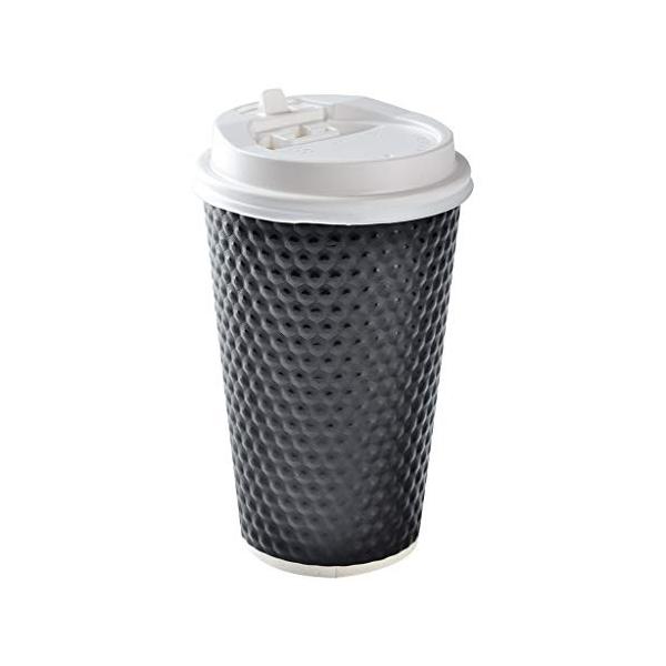 Xz15 蓋付きの使い捨てコーヒーカップ リサイクル可能 食品用 コーヒー 送料0円 家庭用およびオフィス用 1パックあたり100個 紅茶 Size