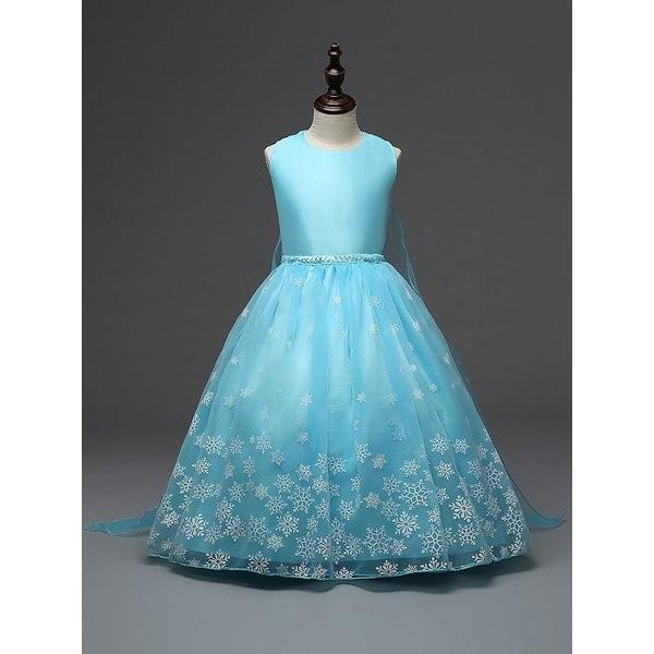 エルサ アナ と 雪の女王 演出 レース フォーマル 披露宴 パーティー 結婚式 ワンピース ドレス 130 Onepieceblue Onepieceb3 台町商会 通販 Yahoo ショッピング