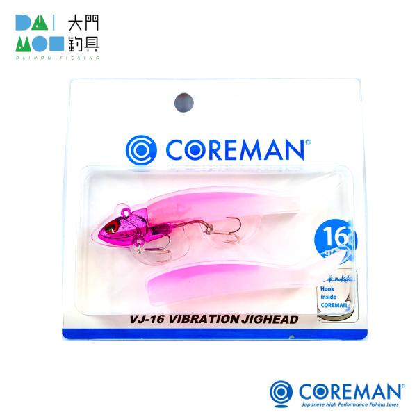 コアマン VJ-16 バイブレーションジグヘッド #012 ピンクヘッド／泉