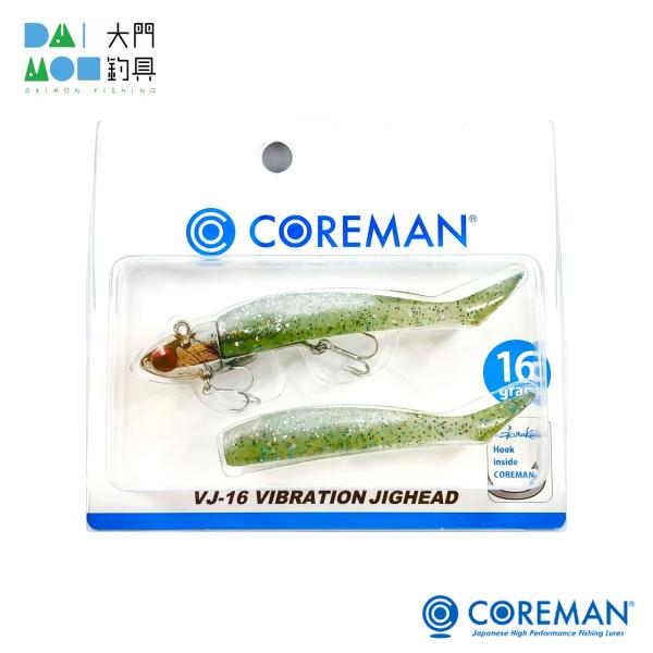 コアマン VJ-16 バイブレーションジグヘッド #004 トウゴロウイワシ