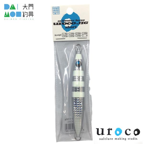 ウロコジグ 4本セット UROCO（ウロコ） ウロコジグショート UROCO JIG SHORT 150g#004G