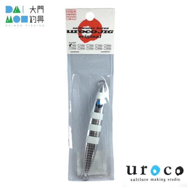 ウロコ ウロコジグ 80g #005G ウロコシルバーゼブラグロー / Uroco JIG