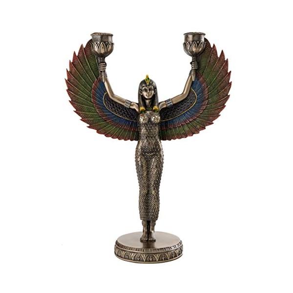 Egyptian Goddess of Motherhood and Magic Isis with Wings Unfurled Double Ta  :B00EIX92VS:DIK ONLINESHOP 通販 