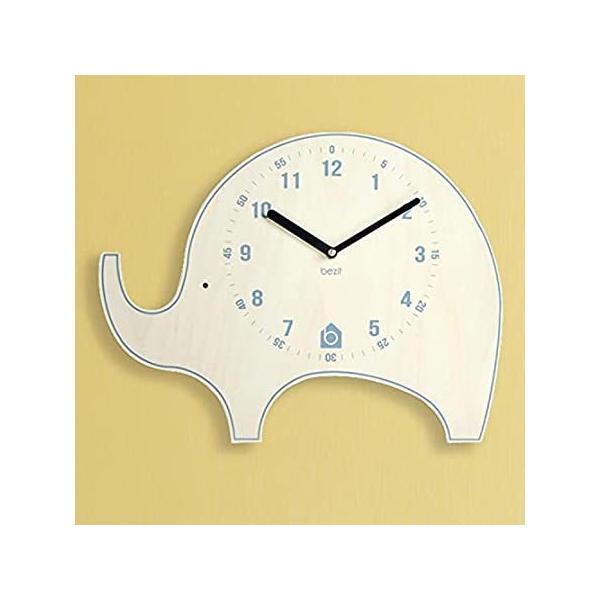 サイレントキッズ壁掛け時計 - くずれない 装飾 かわいい木製時計 