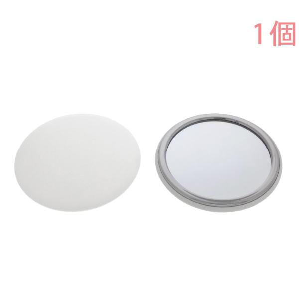 コンパクトミラー 丸型 片面ミラー φ75mm ビスケット 合皮 PU製 1個入り【サイズ】　幅75mm×高さ75mm×厚さ6mm【材質】　表面レザー　：　PU(ポリウレタン)合皮 　本体　　　　：　ABS（プラスチック）　鏡　　　　　：　...