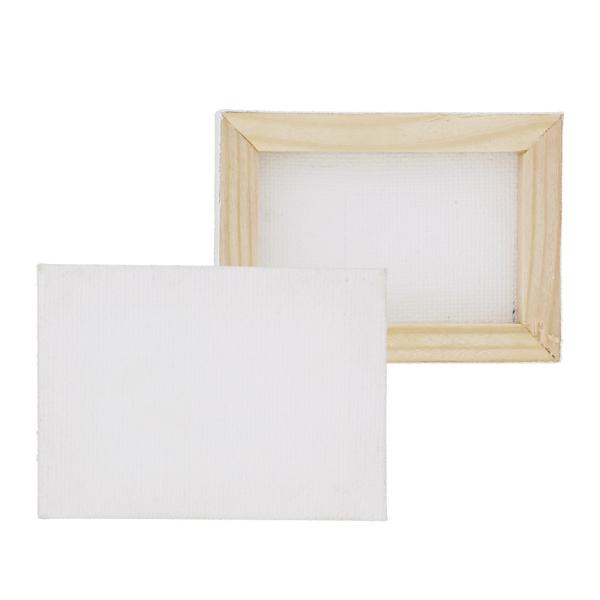 ミニキャンバス 10個入 50×70mm 無地 ミニチュア 絵画 UVプリント対応 白 子供 幼稚園 保育園 母の日 プレゼントにも 大王製作所