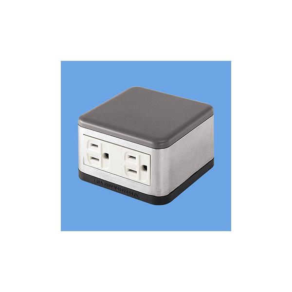 DUK51132 パナソニック ハイテンションアウトレット シルバー 角型 【未使用品】DUK50023 ハイテンションアウトレット 2Pコンセント 10個