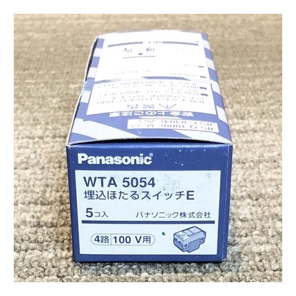 WTA5054 5個入1箱 在庫限り パナソニック Panasonic 埋込ほたるスイッチE 2026年製 管62323