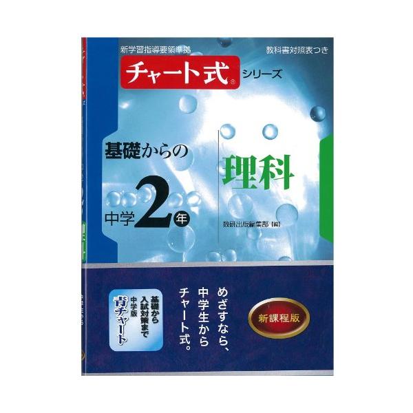 商品名:チャート式シリーズ基礎からの中学2年理科(新学習指導要領準拠チャート式基礎からの中学シリーズ)/数研出版編集作者:数研出版編集部一言コメント:◆コンディション「可（ワケあり品）」・・・コメント「表紙にかなりの使用感、スレ、ややヤケが...