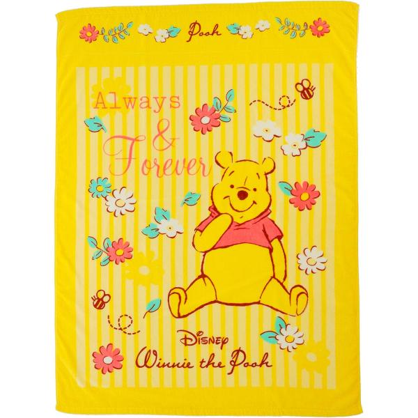 Disney ディズニーくまのプーさん ガーゼ＆パイルケット シングル　お昼寝 Disney ディズニーくまのプーさん ガーゼ＆パイルケット