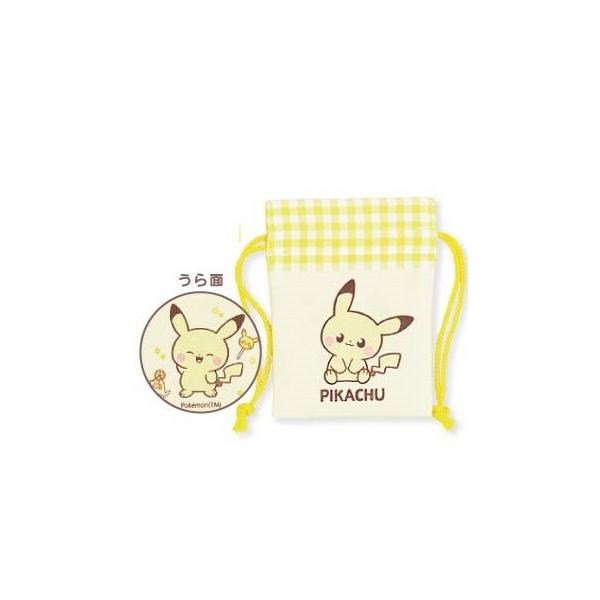 ポケーピース ポケットモンスター 豆巾着 ピカチュウ W9×H12cm PKP-052