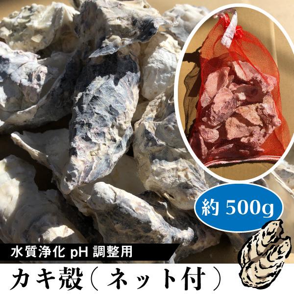 かき殻 カキガラ（洗浄済み） 1袋 約500g pH調整 水質改善 カキ殻 かき