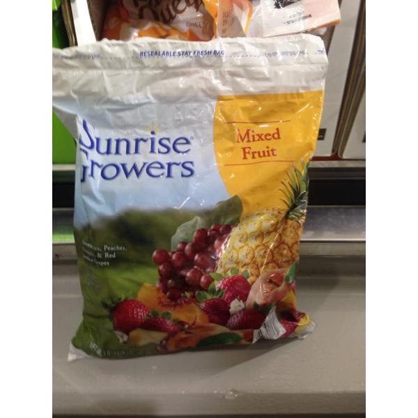 コストコ 冷凍食品 53842 Sunrise Growers サンライズ グロワーズ ミックスフルーツ イチゴ 桃 