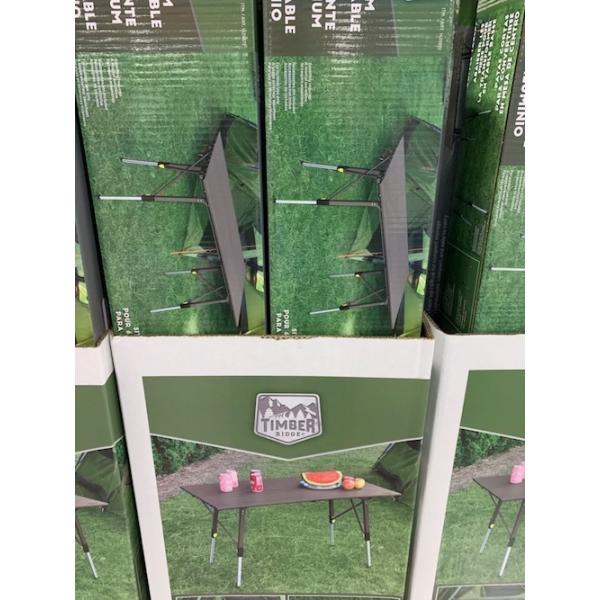 コストコ Timber Ridge アルミ キャンプテーブル 110cm 69cm 70cm q キャンプ 送料無料 Db 大伸物産yahoo ショップ 通販 Yahoo ショッピング