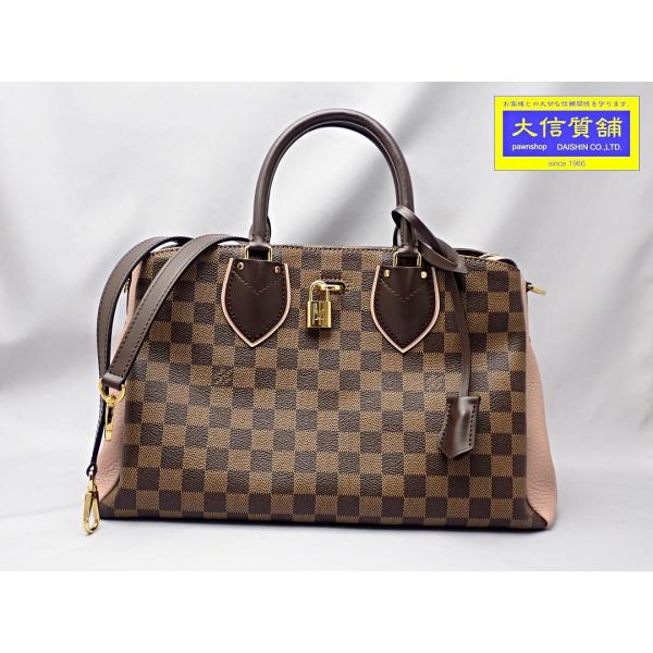 LOUIS VUITTON ルイ ヴィトン ダミエ エベヌ 2WAY ハンドバッグ 
