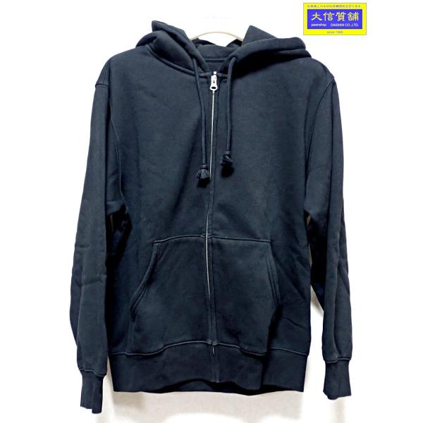 無印良品 パーカ スウェットフルジップパーカ メンズ XS AB1LVA3A 黒 中古B+ 【送料無料】 A-8328