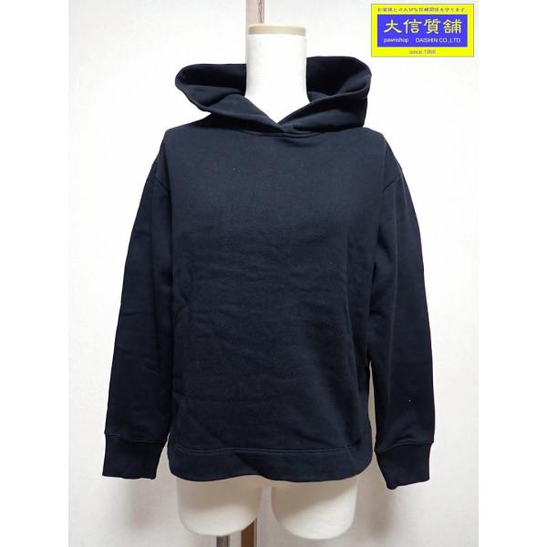 MUJI 無印良品 レディース スウェット プルパーカー M ブラック 中古B+ 【送料無料】 A-8722