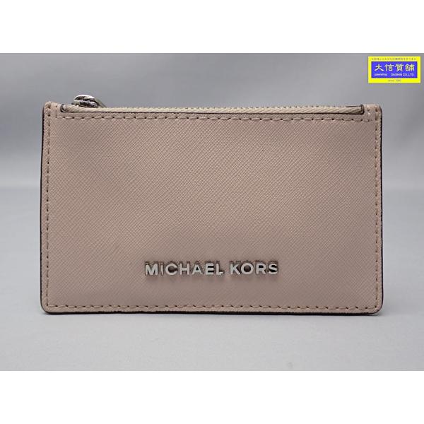 MICHAEL KORS マイケルコース フラグメントケース ベージュピンク 中古B 【送料無料】 A-8747