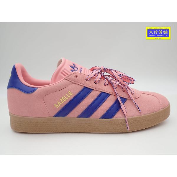 ADDIDAS GAZELLE W アディダス オリジナルス ガゼル レディース スニーカー JH7213 24.0cm ピンク スウェード 未使用品 【送料無料】 A-9376