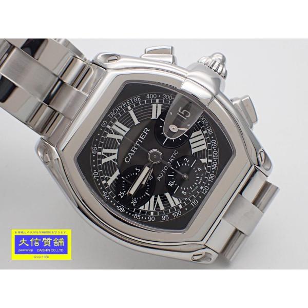 カルティエ ロードスター クロノグラフ W62020X6 SS 新品)CARTIER カルティエ ロードスター クロノグラフ XL
