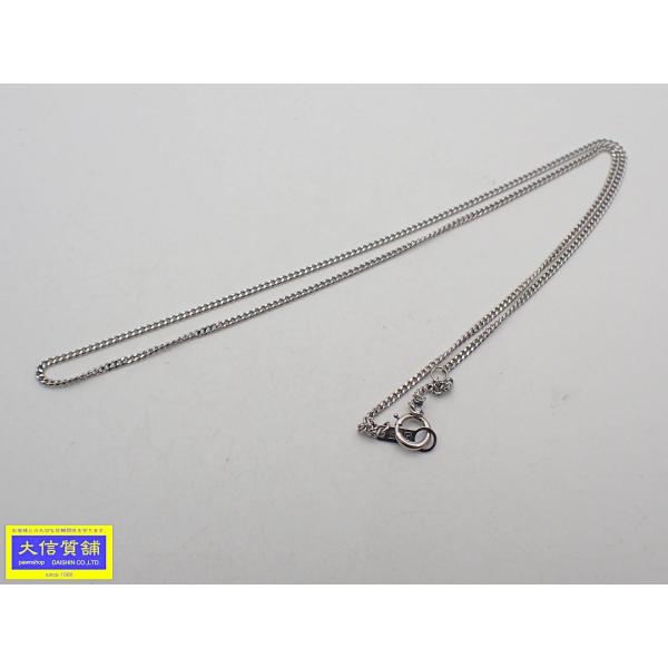 プラチナ ネックレス チェーン 喜平 2g Pt850 プラチナ 喜平チェーン ネックレス 2面カット 40cm 3.71g