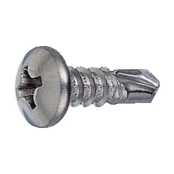 他サイト： トラスコ中山 TRUSCO ドリルねじナベ 板金用 ステンレス M4X10 34本入 SPJ-10 [1-174-9102]の商品画像