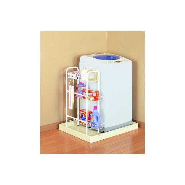 ※在庫品ではありません！メーカー確認後の出荷となります！確認後欠品・廃番等の問題が発生しましたらご連絡いたします！ご了承願います　◆洗濯機棚収納◆洗濯機周りをもっと便利に！快適に◆サイズ（幅ｘ高さｘ奥行）：20ｘ77ｘ43cm◆耐荷重：9k...