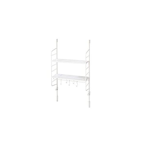 他サイト： 平安伸銅 スリムポールラック ハンガーSet M SPL-2  [1214-682107]の商品画像