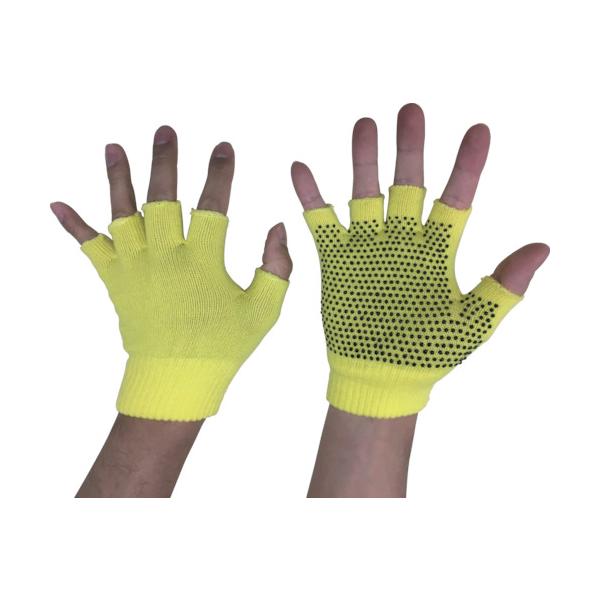 ※メーカー確認後の出荷となります！確認後欠品・廃番等の問題が発生しましたらご連絡いたします！ご了承願います　◆特長●アクリル繊維などを利用した伸縮に優れた手袋に滑り止めを加工し、指ぬきタイプにしたものです。●子供から大人まで幅広いサイズに対...