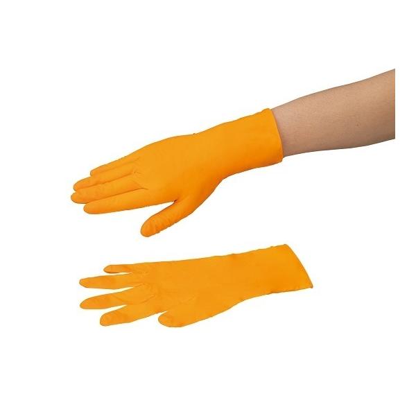 AY AS ONE ϖ܁@ORANGE@NITRILE@L@90 4-1060-03 [A101203]