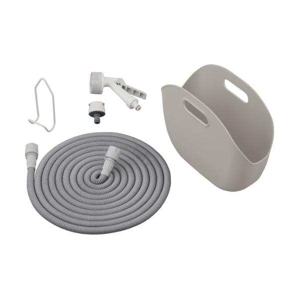 ※メーカー確認後の出荷となります！確認後欠品・廃番等の問題が発生しましたらご連絡いたします！ご了承願います　◆特長●コンパクトな収納バッグ付の伸縮ホースです。●使わない時は付属のバックにホースを丸めて収納でき、玄関まわり等に省スペースで置く...